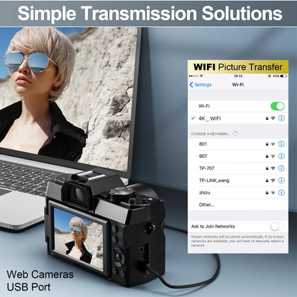 Compact Digital Camera WebCam YouTube Camcorder
