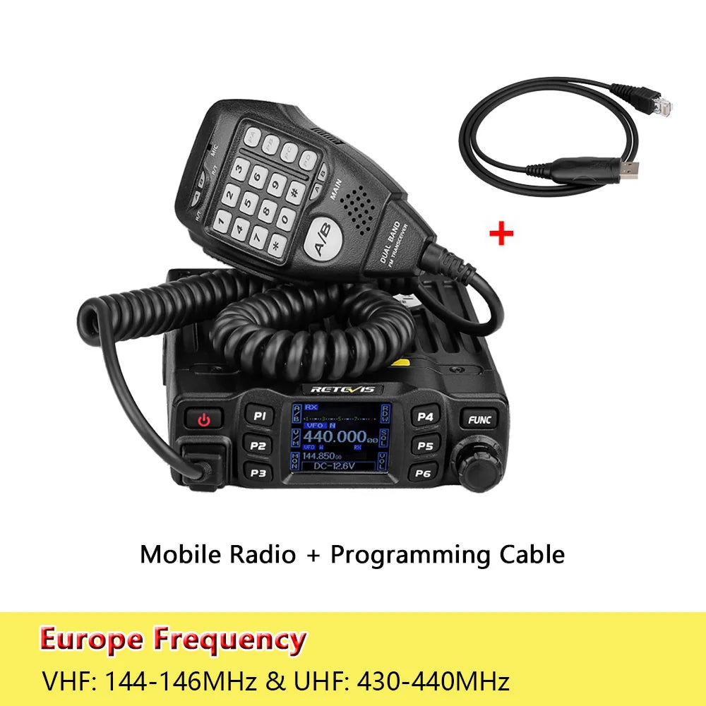 Screen Ham Car Mobile Radio Station Two-way Radio