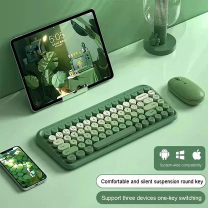 Ipad Keyboard Bluetooth  84 Keys Three Moder  2.4G Wireless