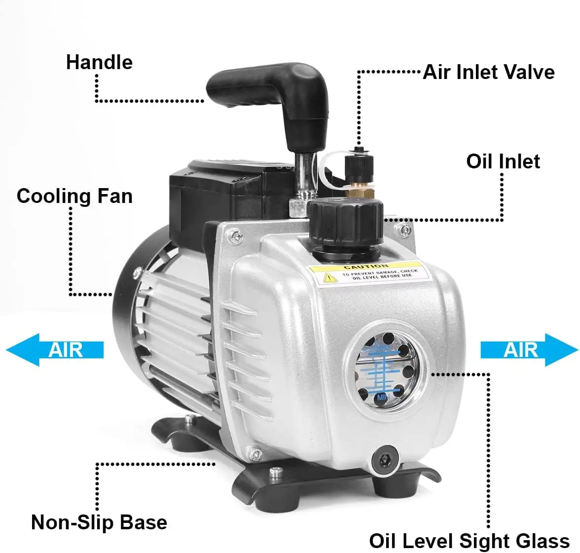 Vacuum Pump  A/C Refrigeration  Manifold Gauge