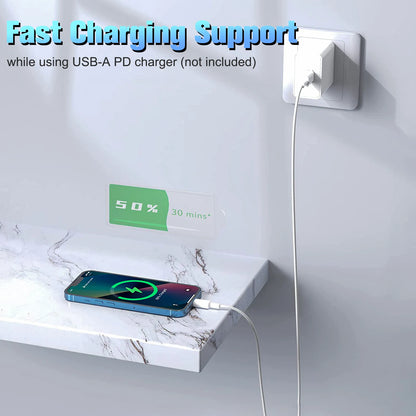 USB Fast Charging Cable  IPhone Pro Max Fast Charging Phone Data Line For Ipad