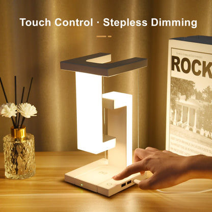 Adjustable White LED Desk Lamp Three Bright Light Modes