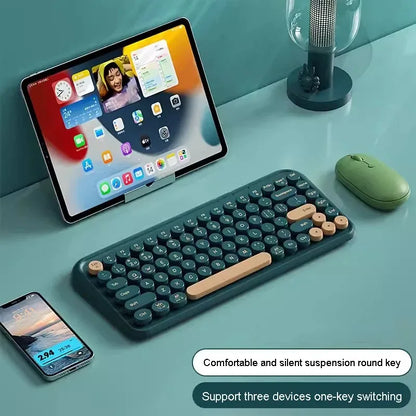 Ipad Keyboard Bluetooth  84 Keys Three Moder  2.4G Wireless