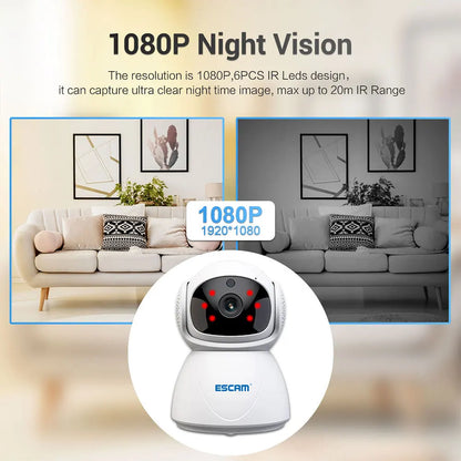 1080P Surveillance Camera Wireless WiFi IP Camera Night Vision