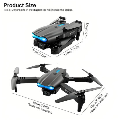 PRO RC Drone, HD Dual Camera Foldable Quadcopter