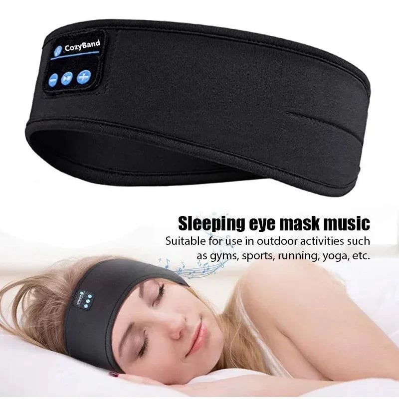 Wireless Headphones Music Eye Mask Elastic Headset Headband