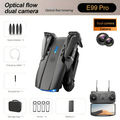 PRO RC Drone, HD Dual Camera Foldable Quadcopter